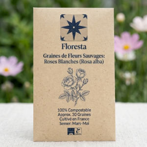 Sachet Graines Roses Blanches
